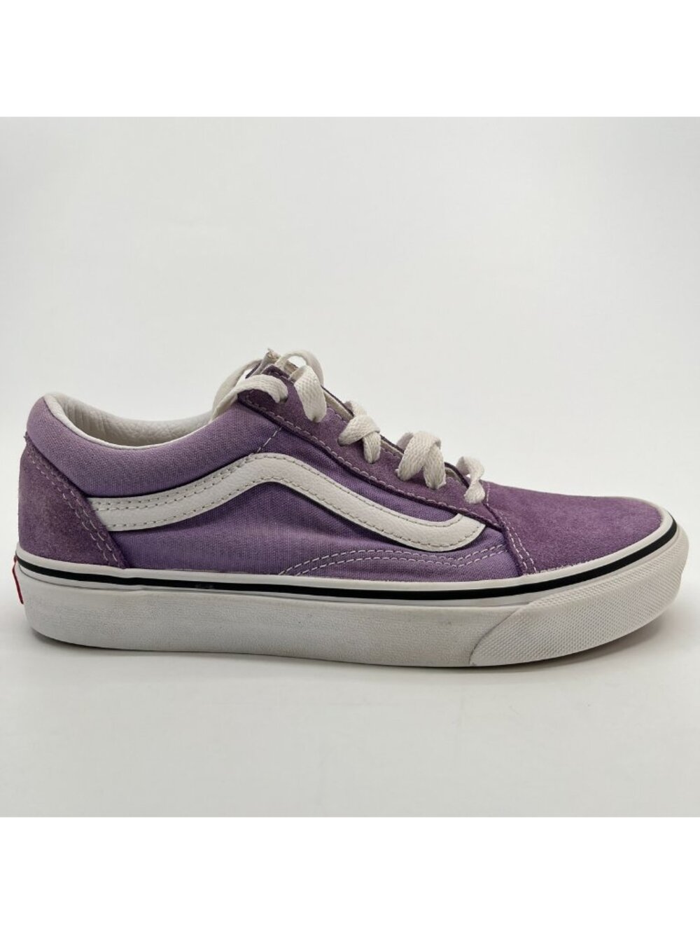 Vans Old Skool Womens Size 6.5 Purple White Athletic Skateboard Shoes Sneakers